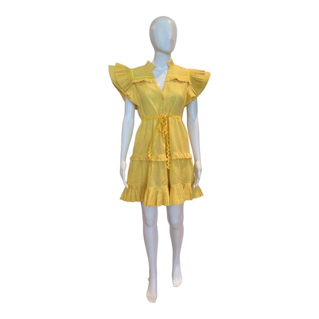 Fae Dress | Yellow-Dresses-Celia B-The Grove