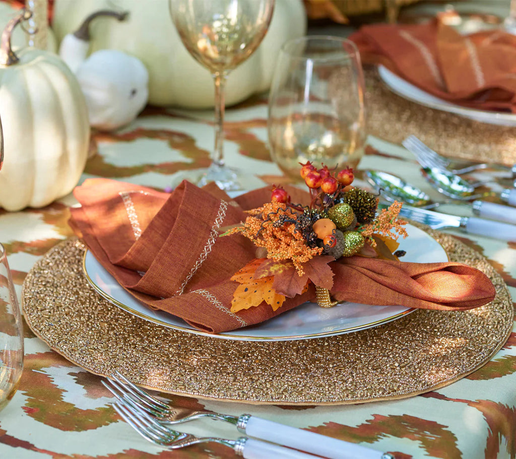 Fall Frolic Napkin Ring-Napkin Rings-Clementine WP-The Grove
