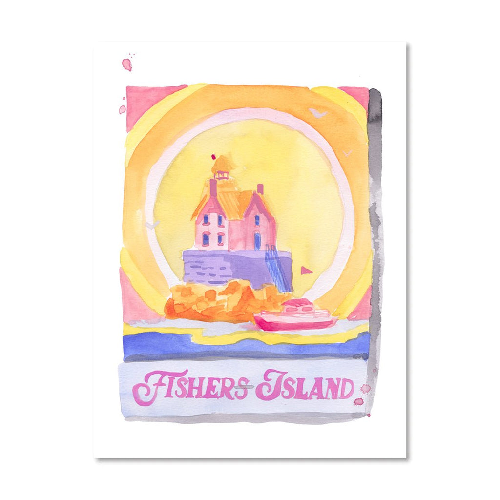 Fishers Island Matchbook-Art Print-Furbish Studio-The Grove