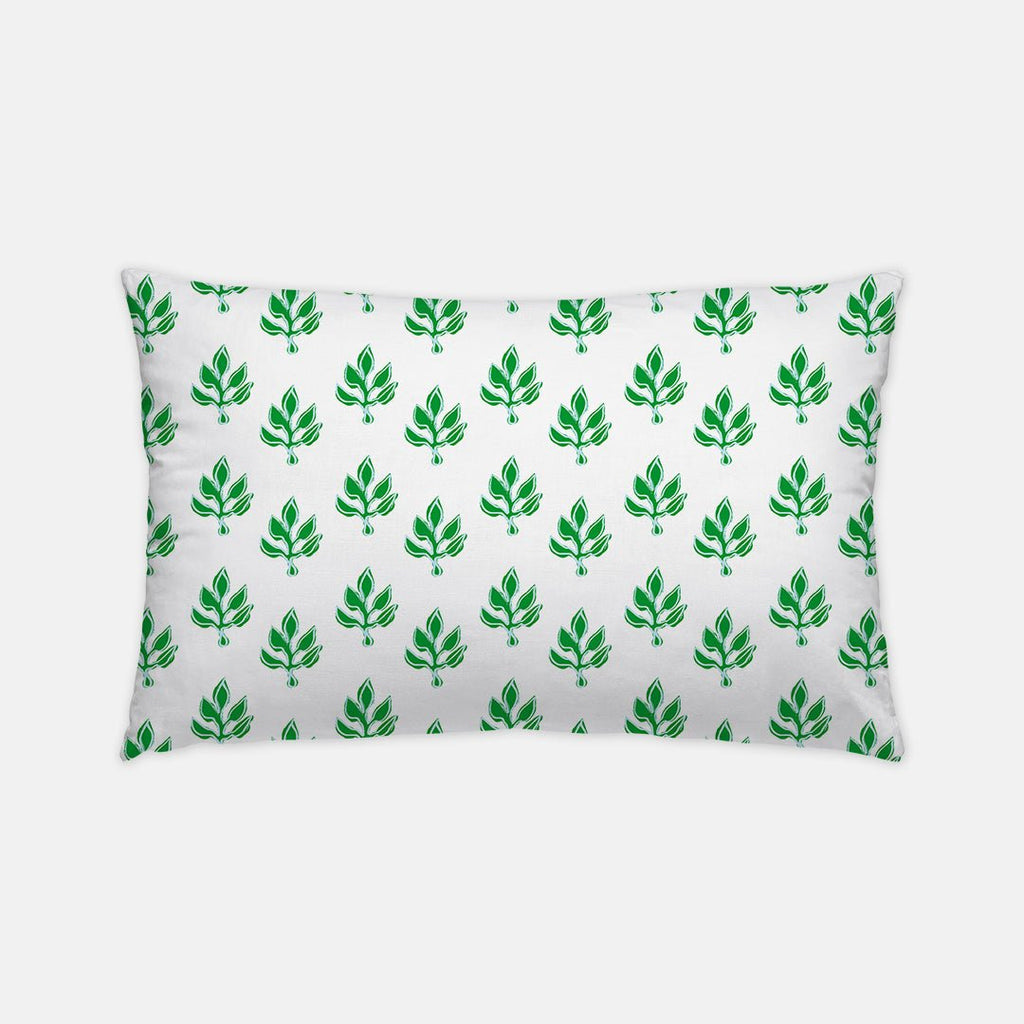 Flora Indoor/Outdoor Lumbar Pillow-Throw Pillows-CB Studio-The Grove