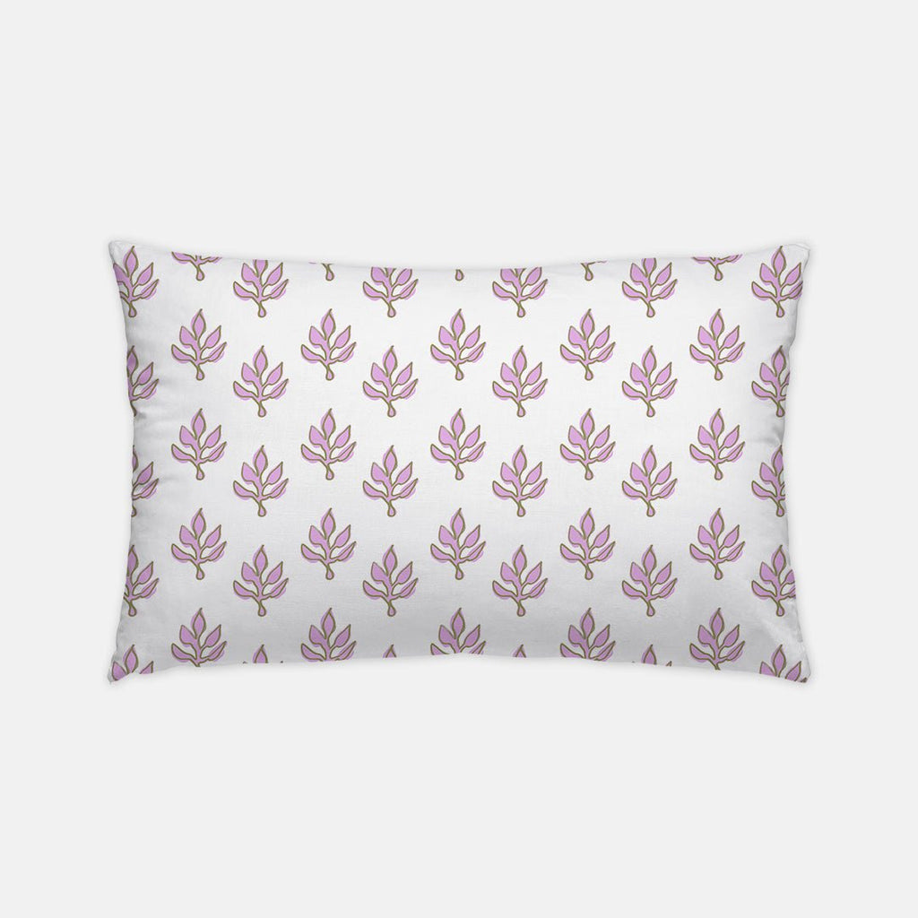 Flora Indoor/Outdoor Lumbar Pillow-Throw Pillows-CB Studio-The Grove
