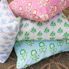 Flora Indoor/Outdoor Pillow-Throw Pillows-CB Studio-The Grove