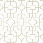 Fretwork Wallpaper-Wallpaper-Thibaut-The Grove