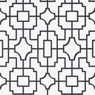 Fretwork Wallpaper-Wallpaper-Thibaut-The Grove