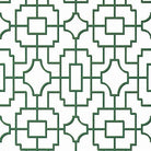 Fretwork Wallpaper-Wallpaper-Thibaut-The Grove