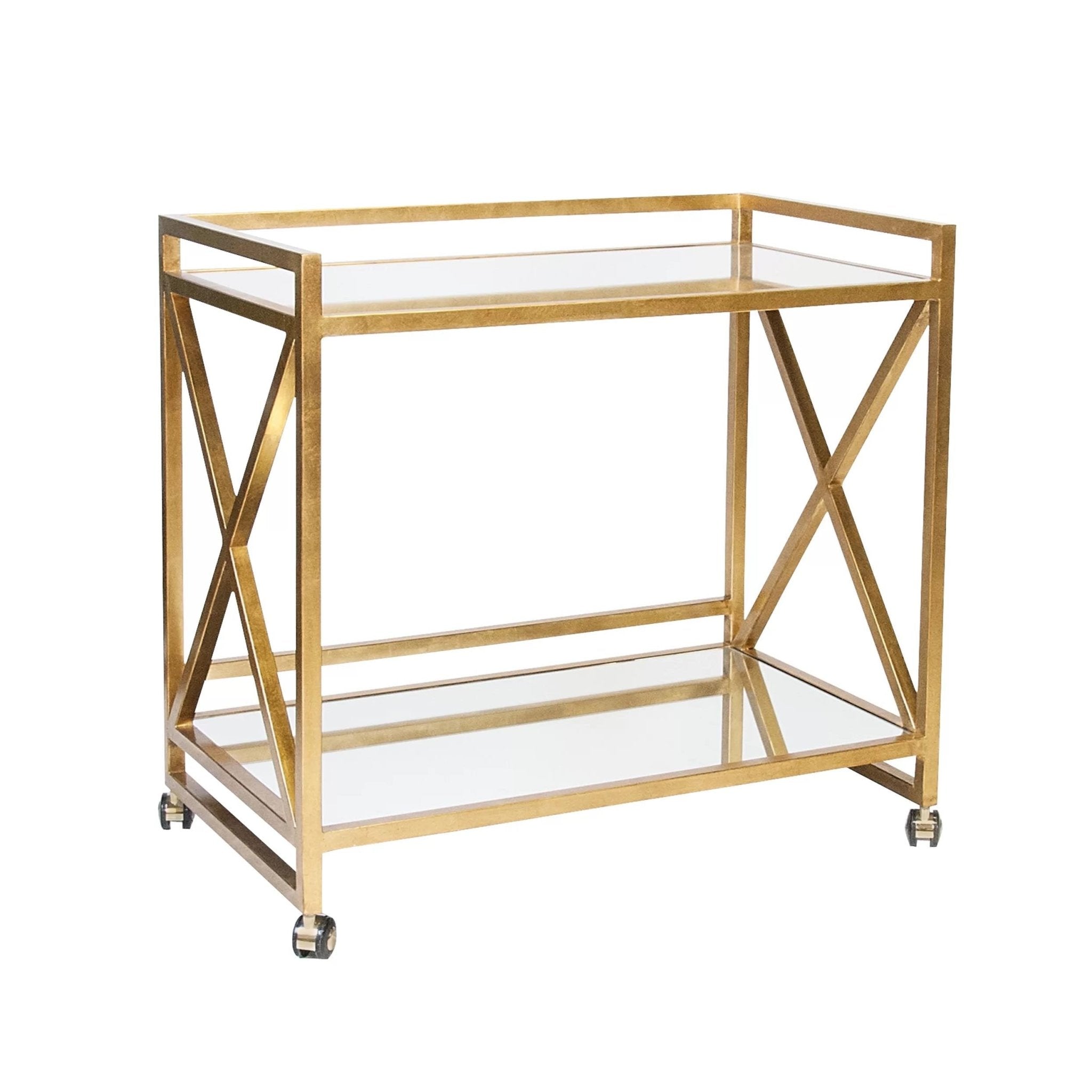 Gerard Bar Cart-Furniture-Worlds Away-The Grove