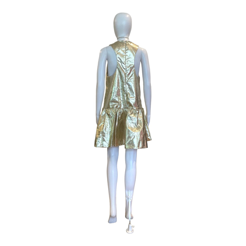Gillian Metallic Textured Dress-Dresses-Beulah-The Grove