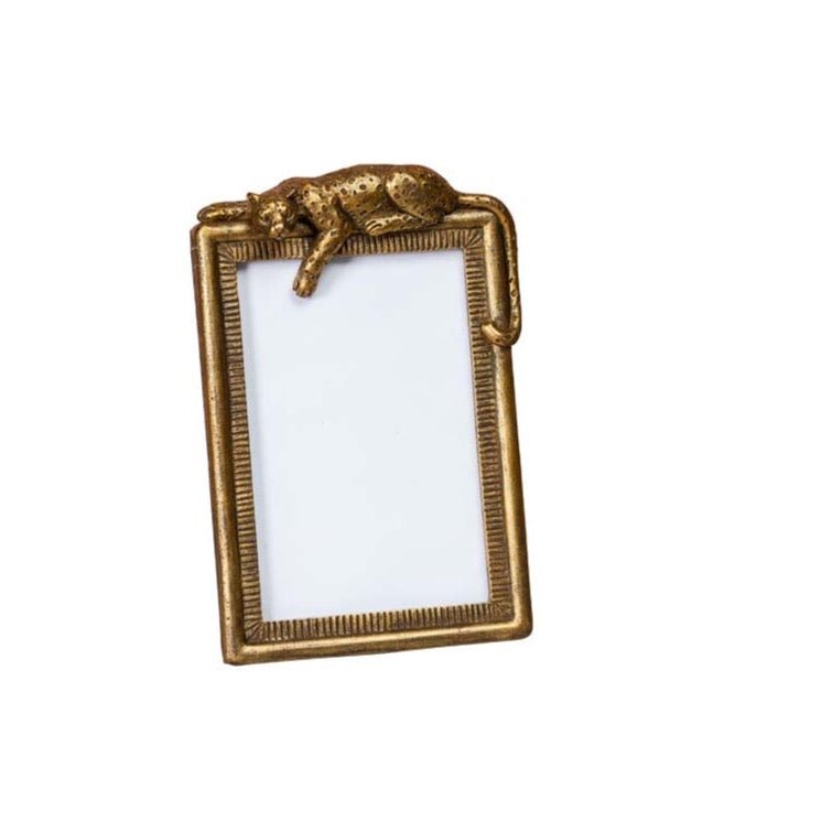 Golden Panther Photo Frame-Picture Frames-Clementine WP-The Grove