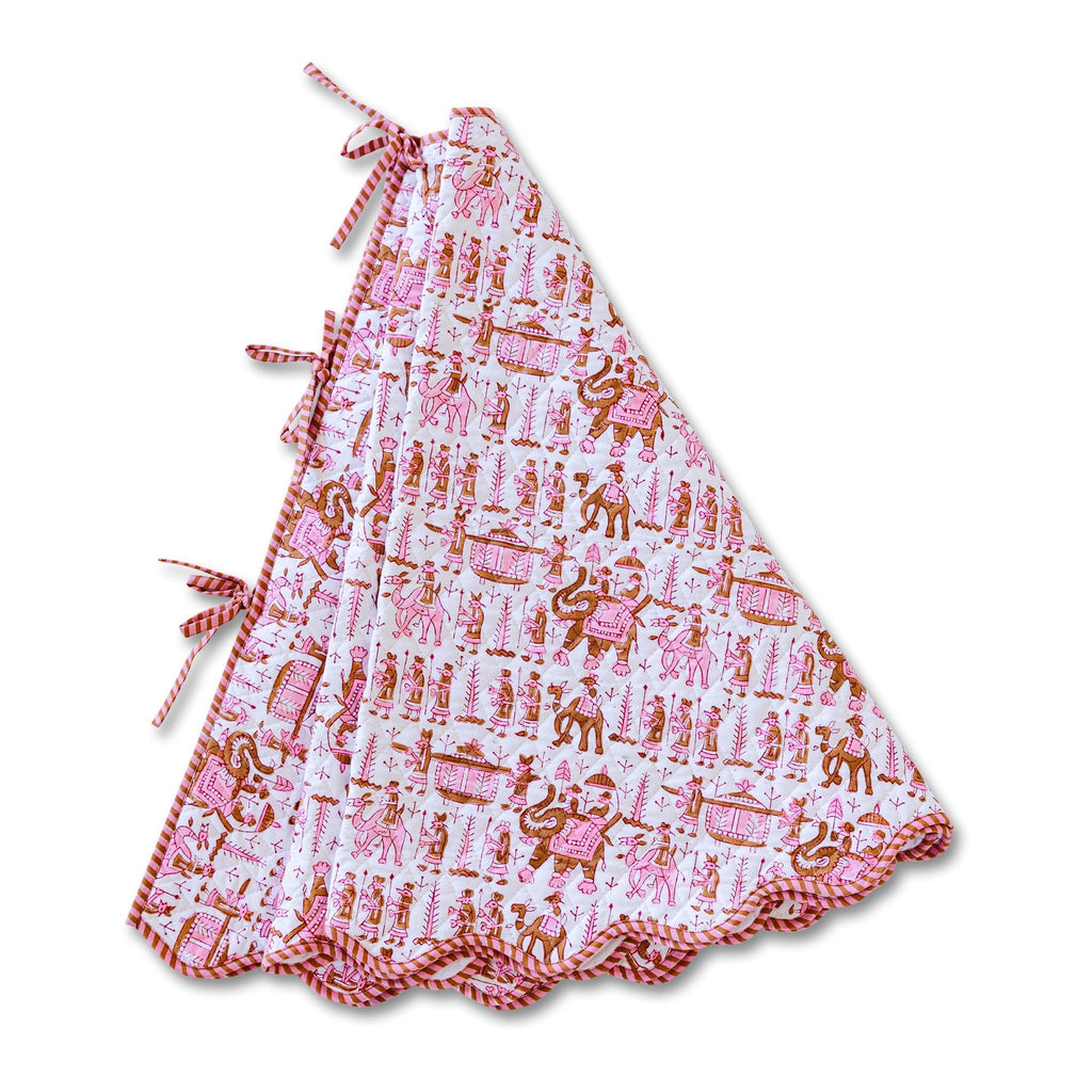 Grand Caravan Tree Skirt-Christmas Tree Skirts-Furbish Studio-The Grove