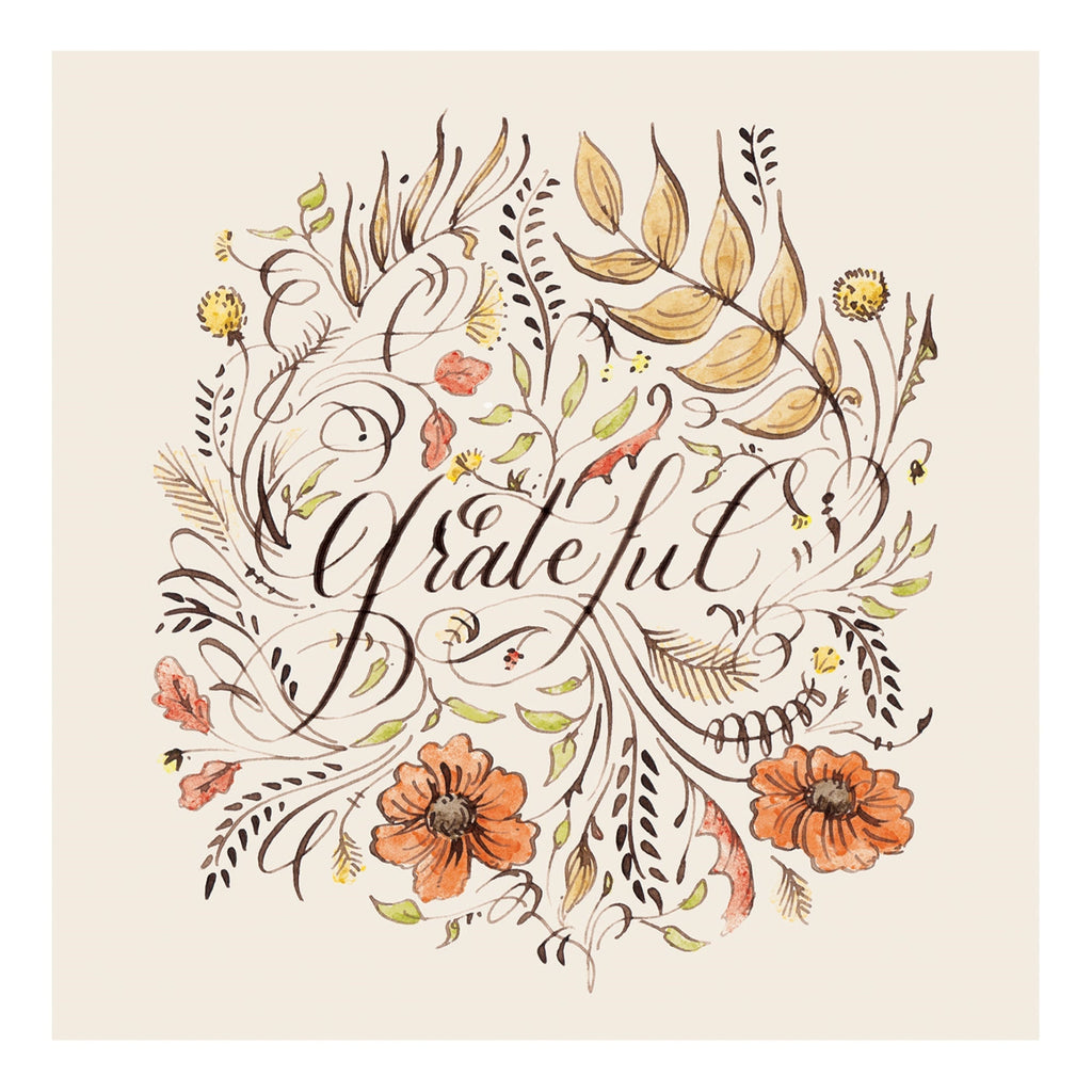 Grateful Cocktail Napkins-Clementine WP-The Grove