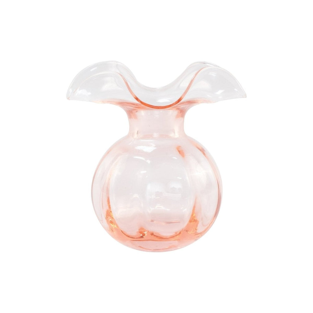 Hibiscus Glass Bud Vase | Pink-Vases-Clementine WP-The Grove