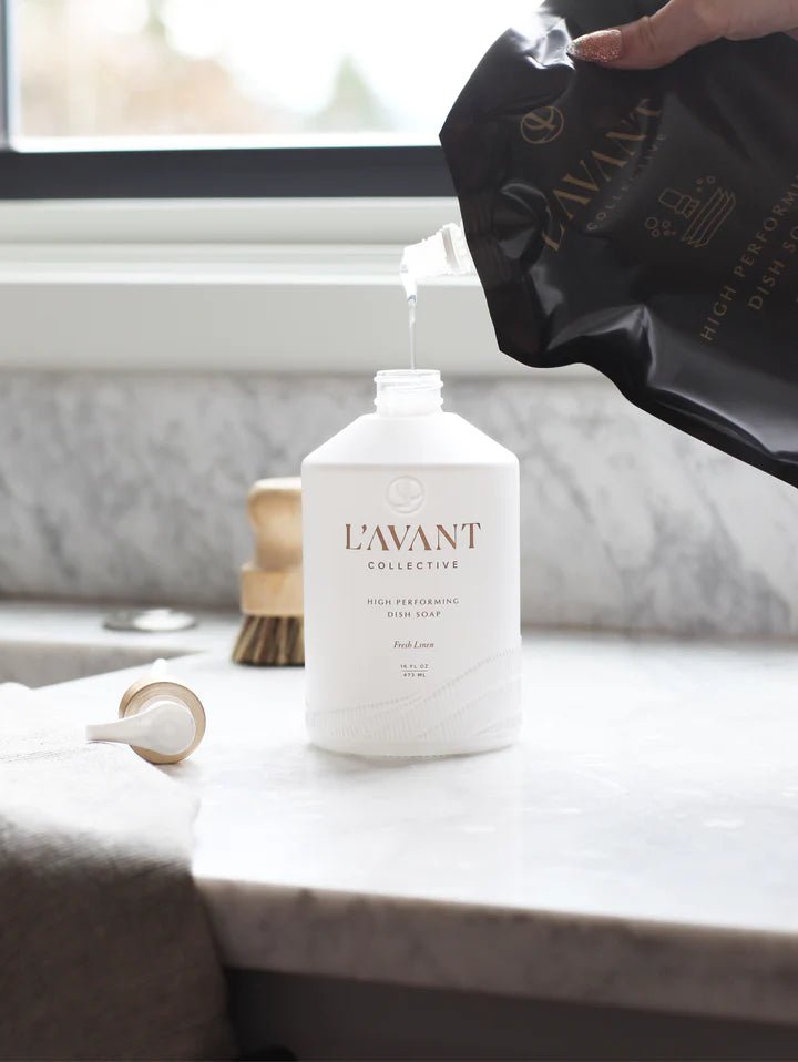 High Performing Dish Soap Refill | Fresh Linen-Dish Soap-L'AVANT Collective-The Grove