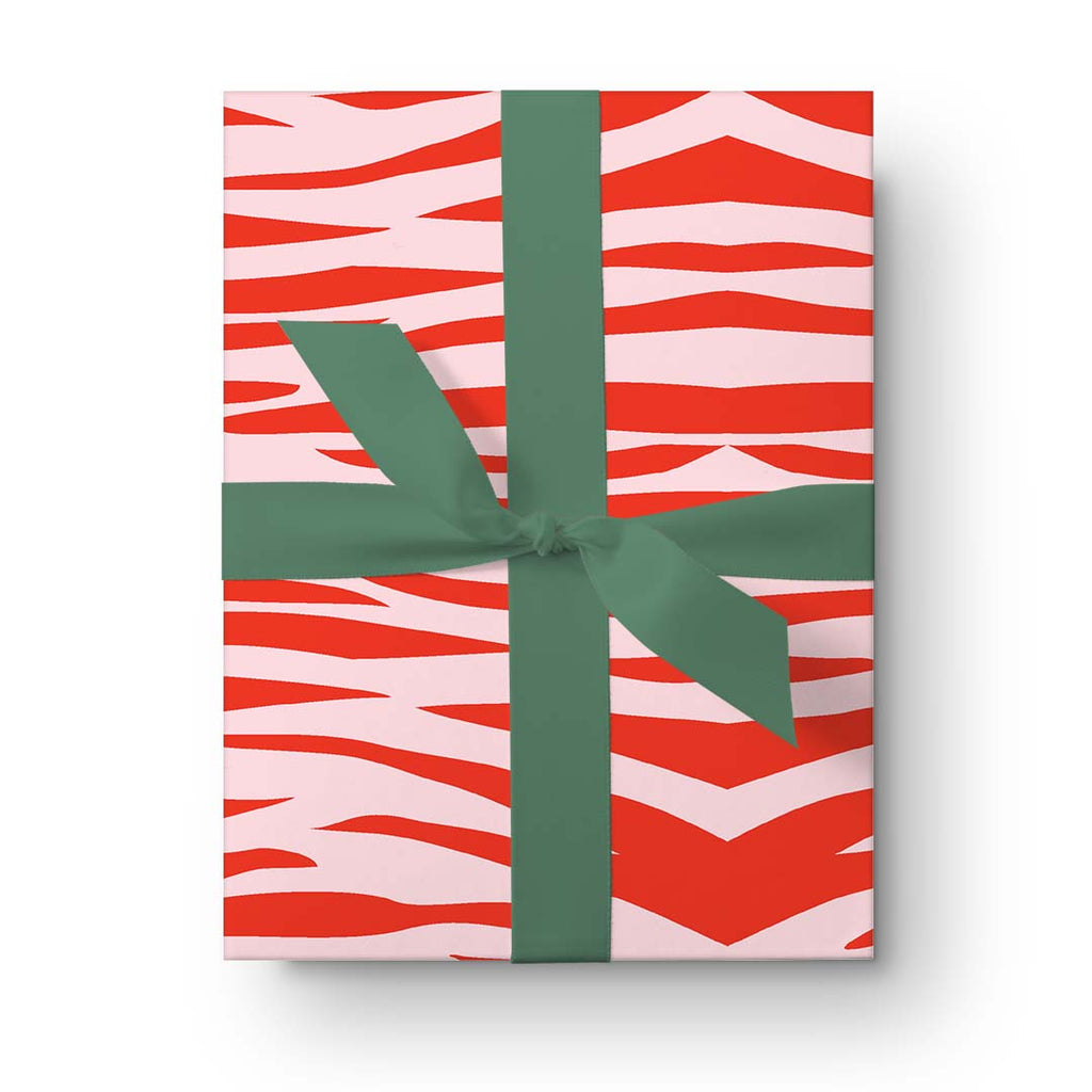 Holiday Gift Wrap | Jungle Stripes-Gift Wrap-CB Studio-The Grove