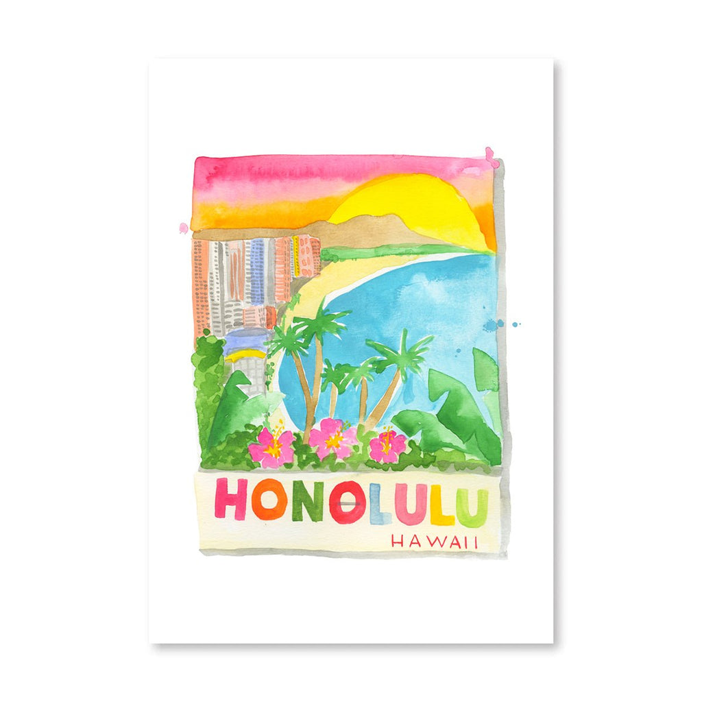 Honolulu Matchbook-Art Print-Furbish Studio-The Grove