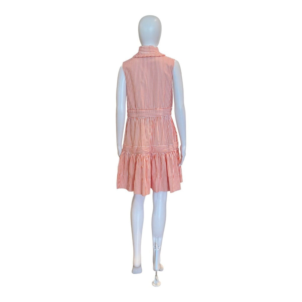 Hope Dress | Orange Stripe-Dresses-Gretchen Scott-The Grove