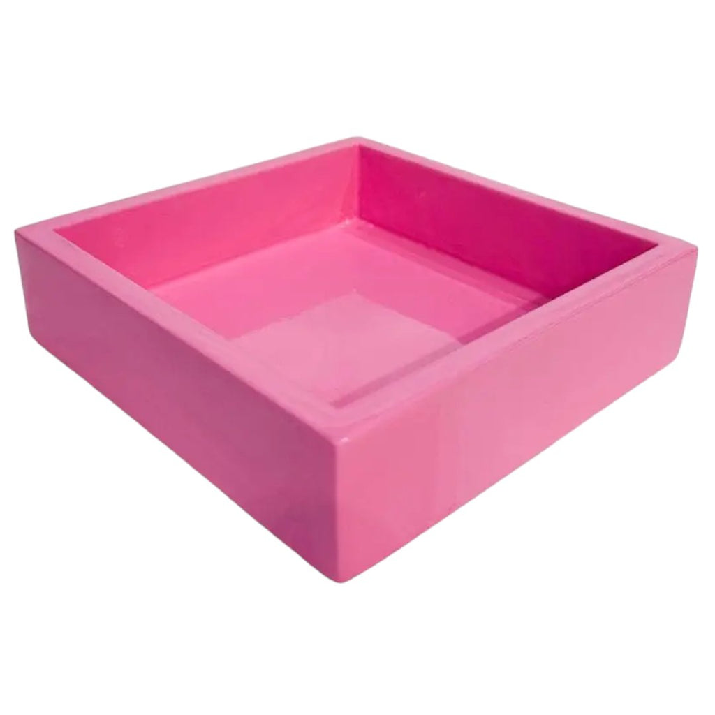 Hot Pink Bamboo Cocktail Napkin Holder-Cocktail Napkin Holder-Clementine WP-The Grove
