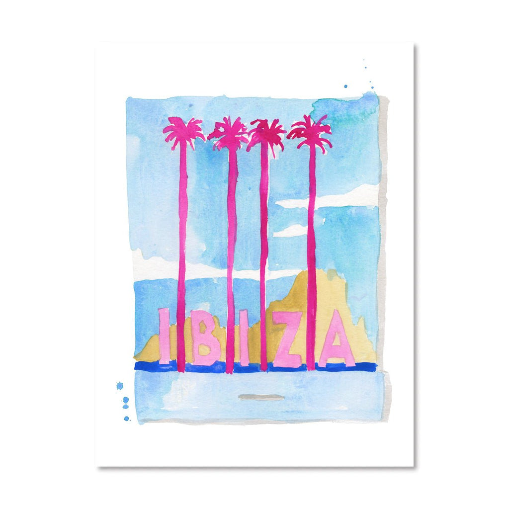 Ibiza Matchbook-Art Print-Furbish Studio-The Grove