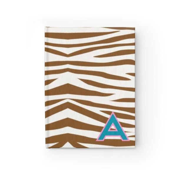 Jungle Stripe Single Initial Journal-Notebooks & Notepads-CB Studio-The Grove