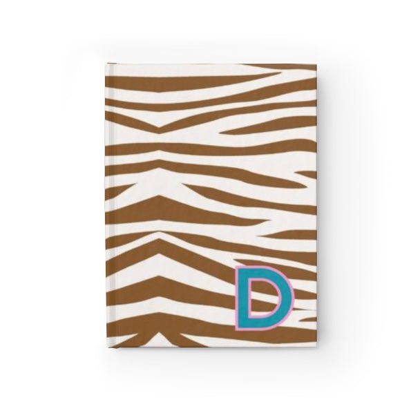 Jungle Stripe Single Initial Journal-Notebooks & Notepads-CB Studio-The Grove