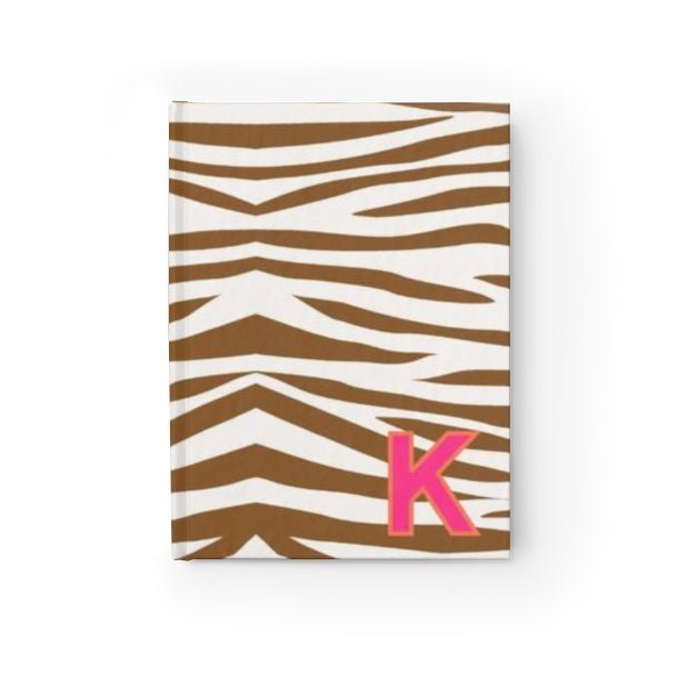 Jungle Stripe Single Initial Journal-Notebooks & Notepads-CB Studio-The Grove