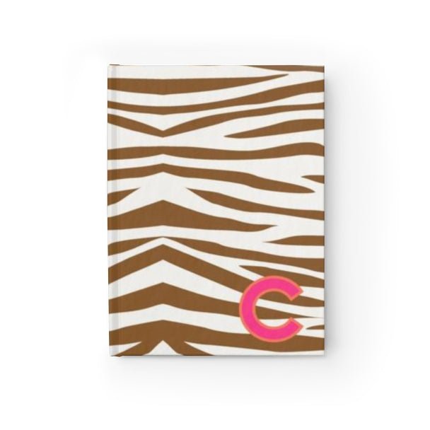 Jungle Stripe Single Initial Journal-Notebooks & Notepads-CB Studio-The Grove