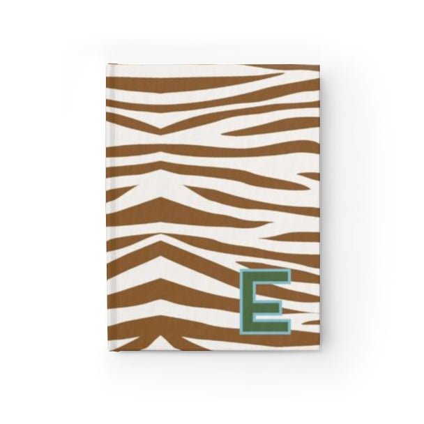 Jungle Stripe Single Initial Journal-Notebooks & Notepads-CB Studio-The Grove