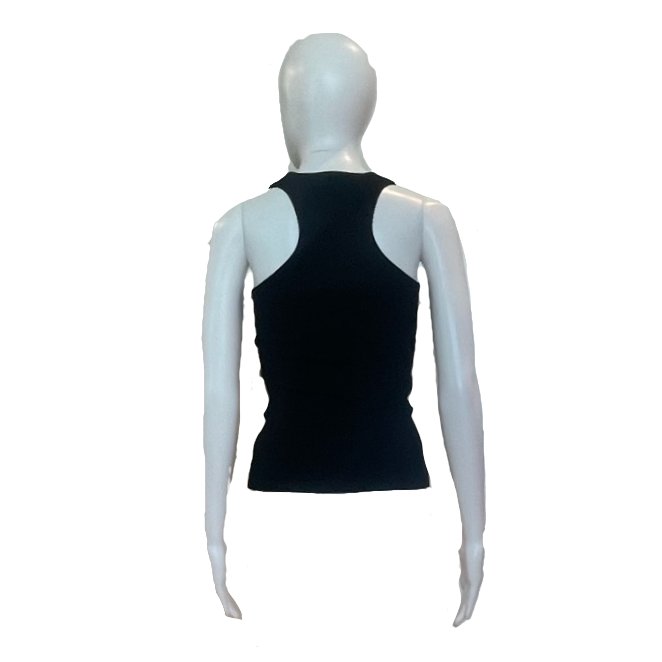 Knitdown Racerback Tank | Black-Shirts & Tops-Grey Lab-The Grove