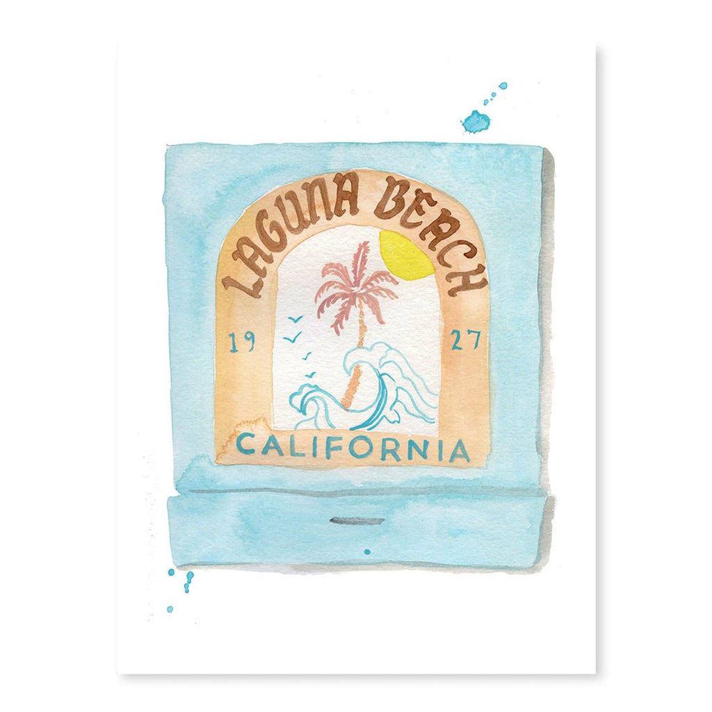 Laguna Beach Matchbook-Art Print-Furbish Studio-The Grove
