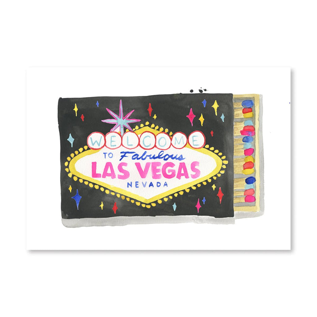 Las Vegas Matchbook-Art Print-Furbish Studio-The Grove