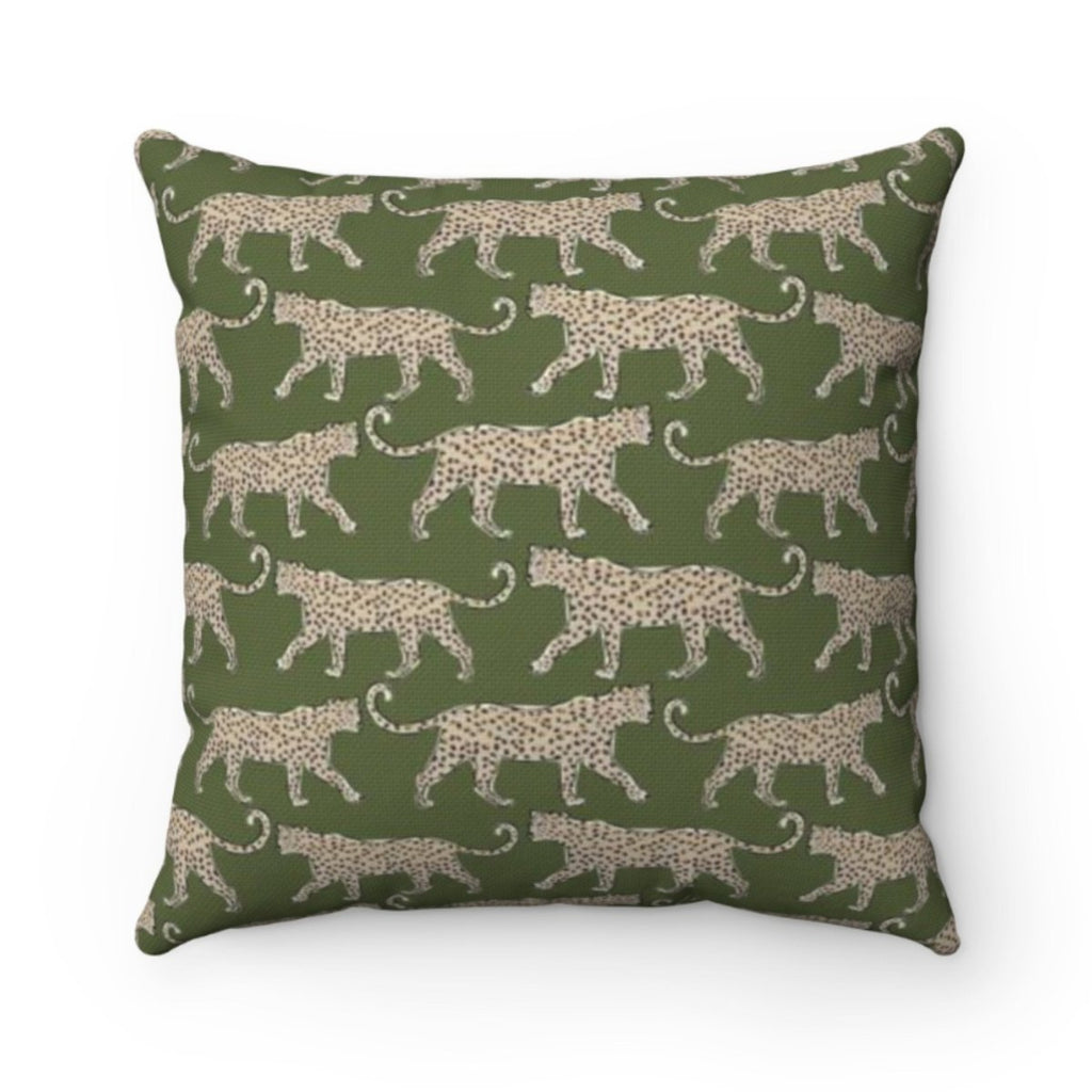 Leopard Indoor/Outdoor Pillow | Square-Throw Pillows-CB Studio-The Grove