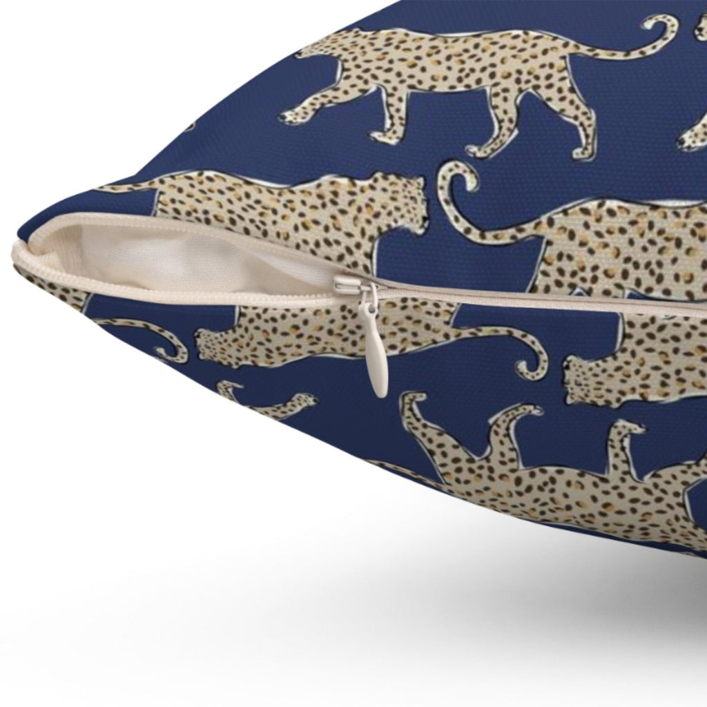Leopard Indoor/Outdoor Pillow | Square-Throw Pillows-CB Studio-The Grove