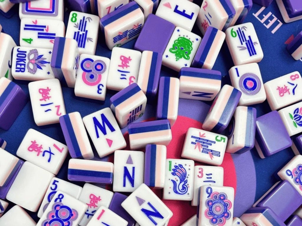 Lilac Soiree Mahjong Tiles-Mahjong-Oh My Mahjong-The Grove