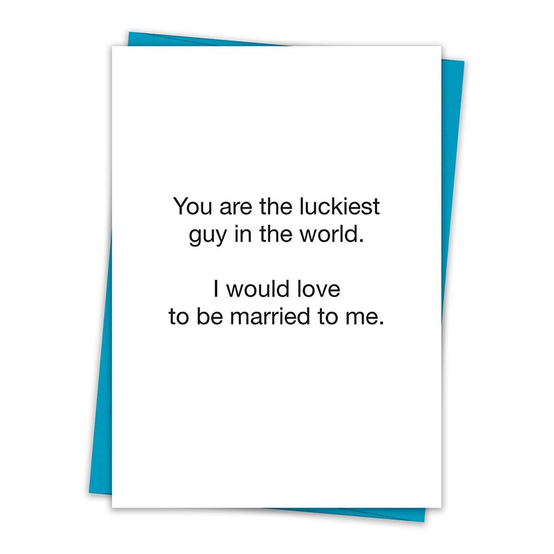 Luckiest Guy Greeting Card-Greeting Card-Santa Barbara-The Grove