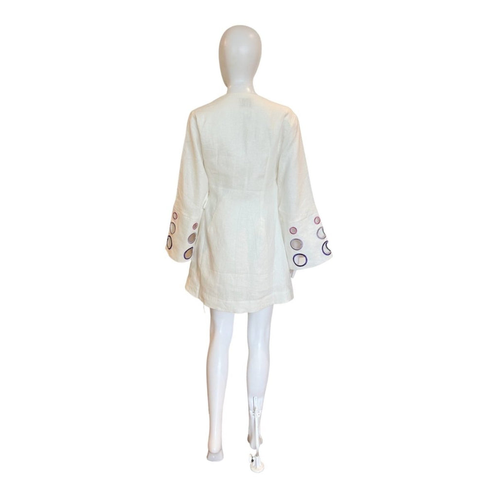 Magen Tunic Mini Dress | Ivory-Dresses-Project Adamo-The Grove