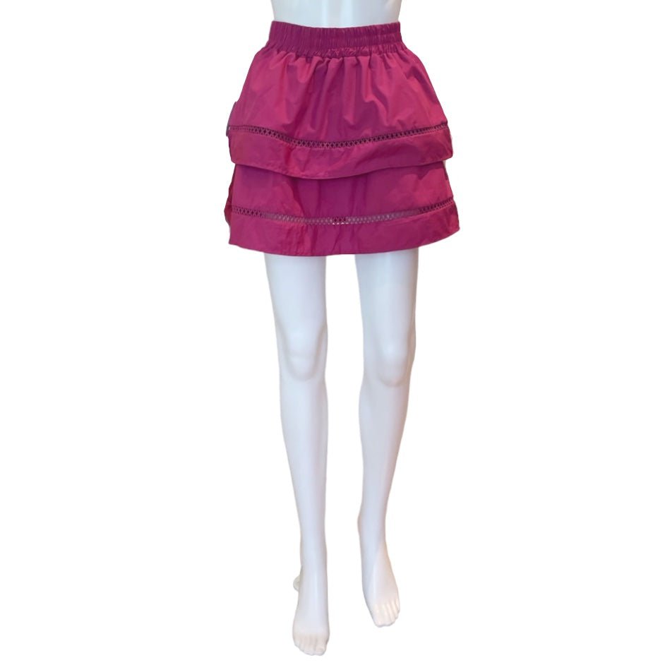 Magenta Mini Skirt-Skirts-The Shirt-The Grove