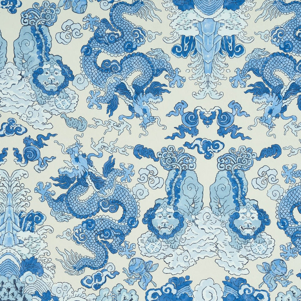 Magic Mountain Dragon Wallpaper-Wallpaper-Schumacher-The Grove