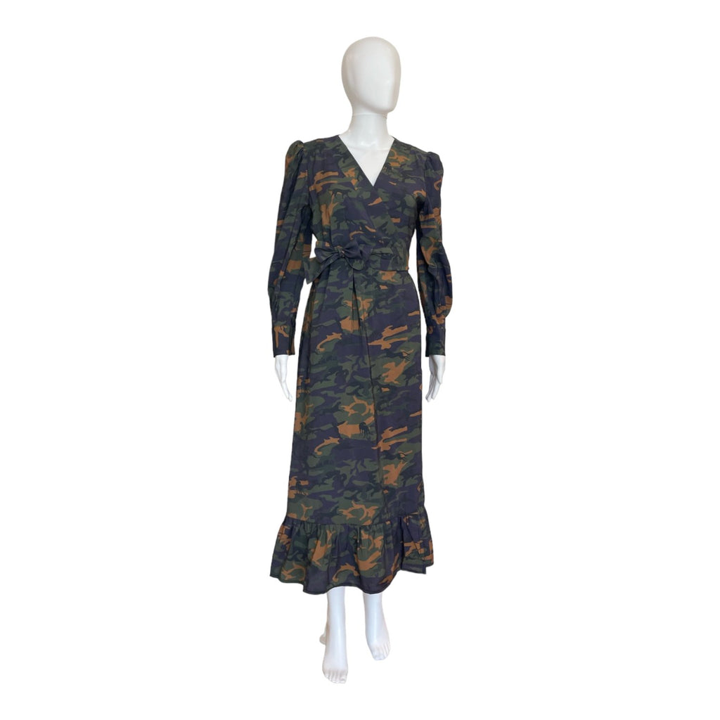 Mara Camouflage Dress-Dresses-Vilagallo-The Grove