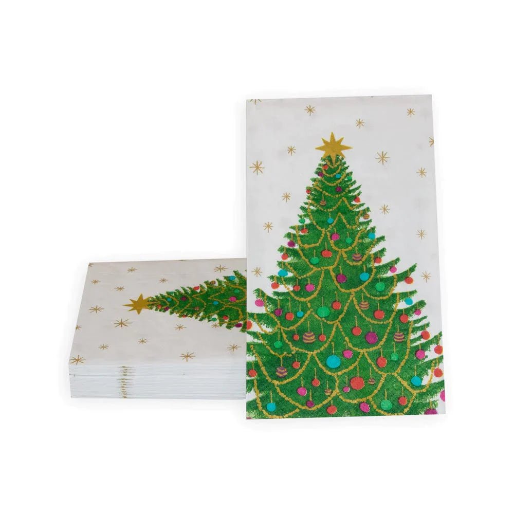 Merry And Bright Paper Guest Towel Napkins-Guest Towels-Clementine WP-The Grove