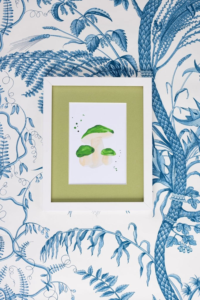 Mushroom Print | Green-Art Print-Furbish Studio-The Grove