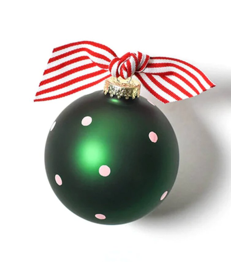 My First Christmas Glass Ornament-Holiday Ornaments-Coton Colors-The Grove