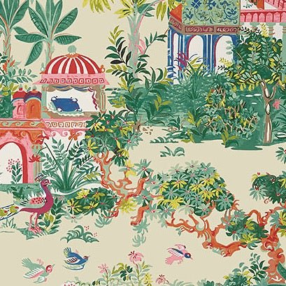Mystic Garden Wallpaper-Wallpaper-Thibaut-The Grove
