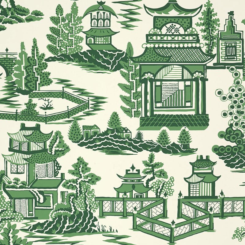 Nanjing Wallpaper-Wallpaper-Schumacher-The Grove
