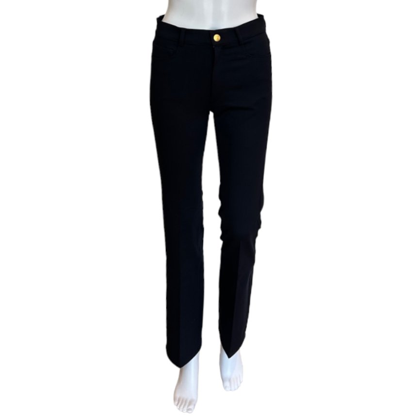 Navy Knit Trousers-Vilagallo-The Grove