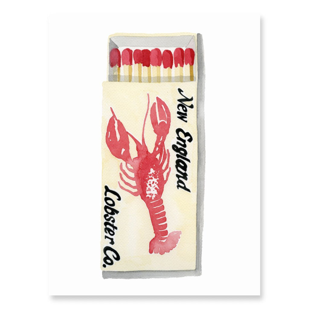 New England Lobster Co. Matchbook-Art Print-Furbish Studio-The Grove