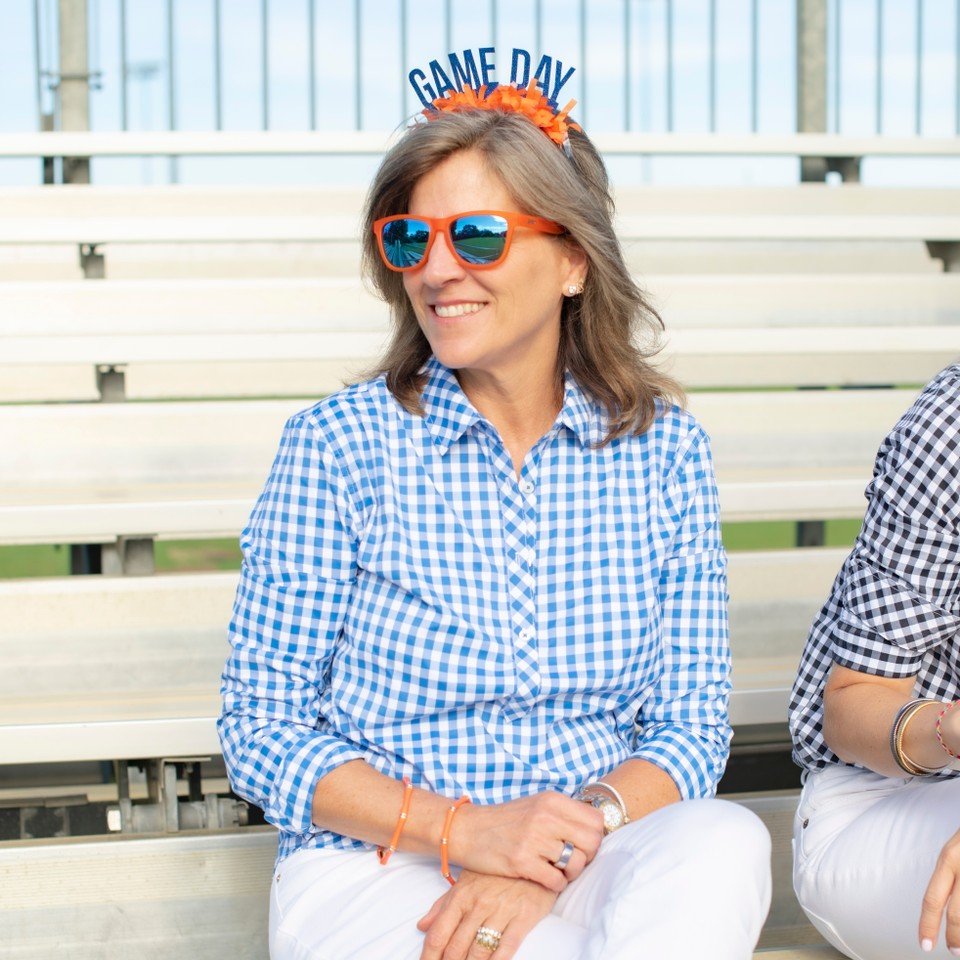 Orange & Blue Game Day Headband-Headbands-Festive Gal-The Grove