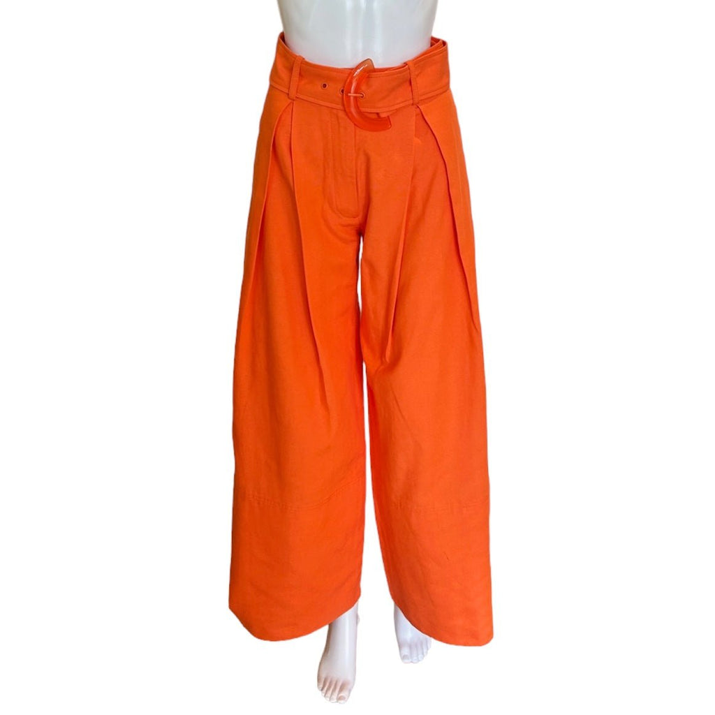 Orange Tailored Pants-Pants-FARM Rio-The Grove