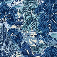 Pagoda Trees Wallpaper-Wallpaper-Thibaut-The Grove