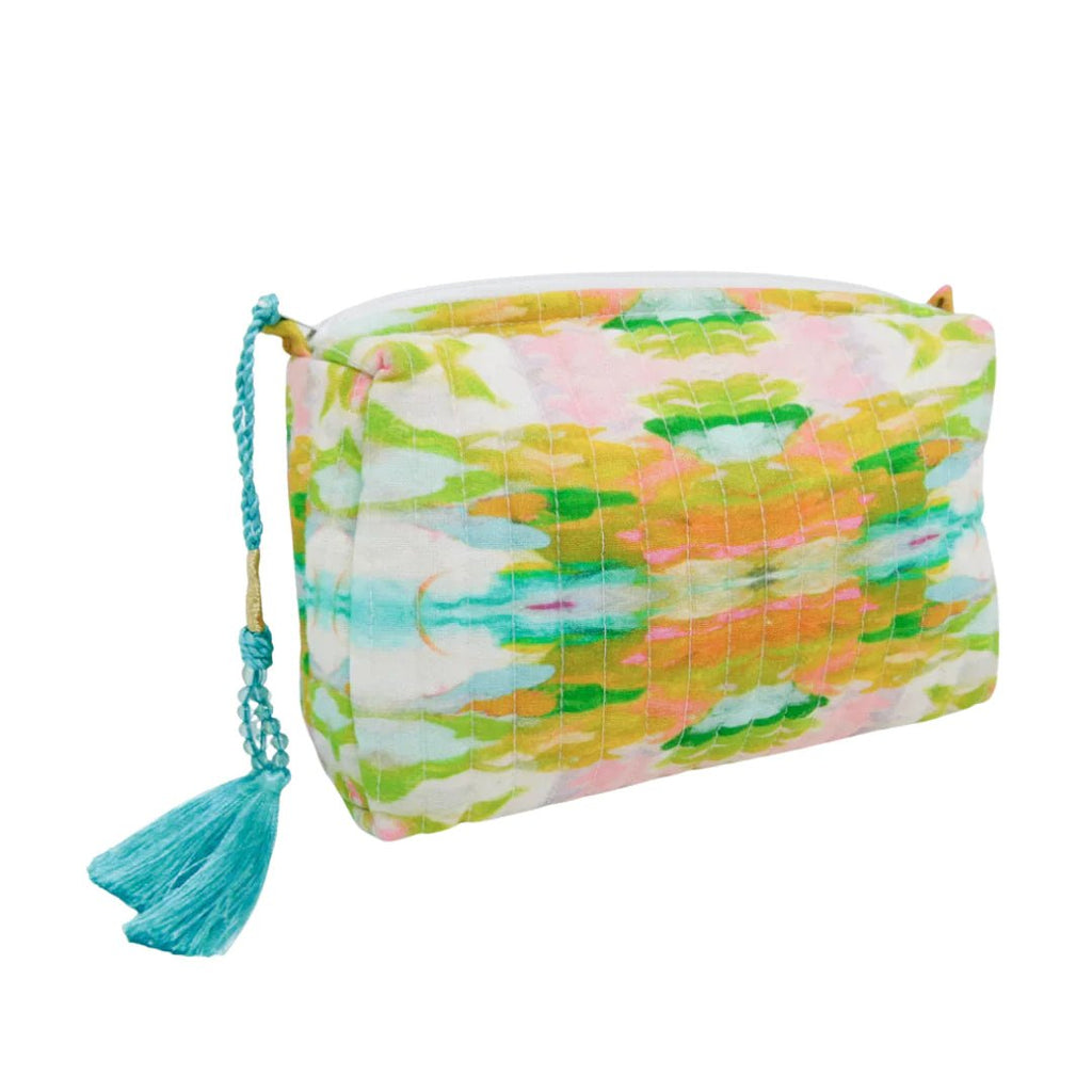 Palm Beach Small Cosmetic Bag-Cosmetic & Toiletry Bags-Laura Park-The Grove