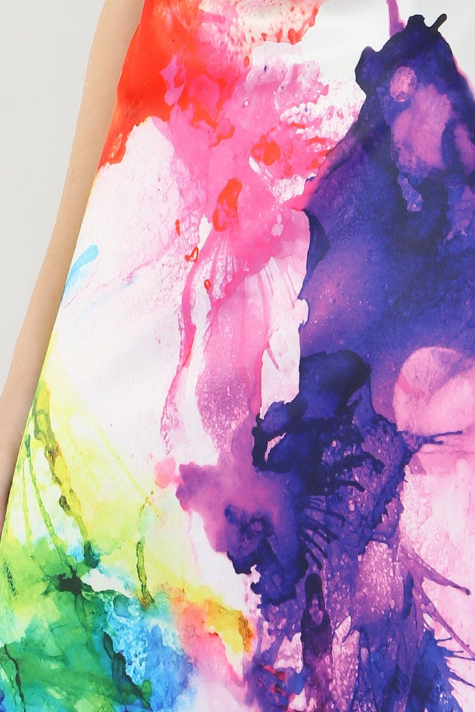 Pandora Paint Splatter Maxi-Dresses-Beulah-The Grove