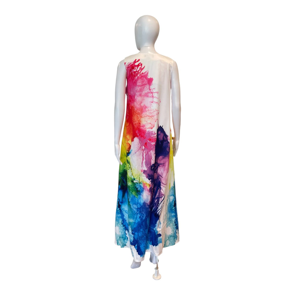 Pandora Paint Splatter Maxi-Dresses-Beulah-The Grove